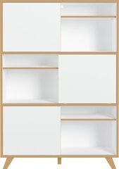 Шкафчик Armory 4172, белый/коричневый цена и информация | Шкафчики в гостиную | hansapost.ee