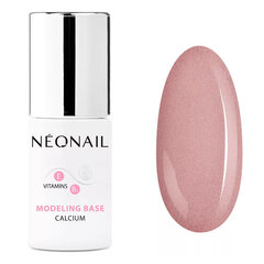 NEONAIL Гибридная база Modeling Base Calcium Bubbly Pink 7,2 мл. цена и информация | Лаки, укрепители для ногтей | hansapost.ee