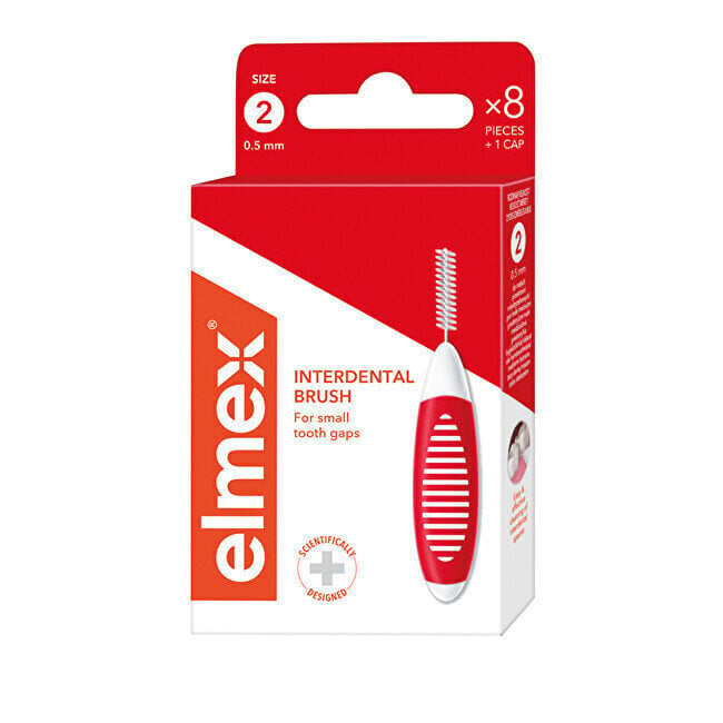 Hambavahehari Elmex ISO 2 - 0,5 mm, 8 tk hind ja info | Hambaharjad, hampapastad ja suuloputusvedelikud | hansapost.ee