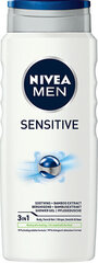 Dušigeel meestele Men Sensitive, 2 x 500 ml hind ja info | Dušigeelid, õlid | hansapost.ee