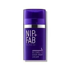 Öine näokreem Nip+Fab Retinol Overnight Treatment Cream, 50ml hind ja info | Näokreemid | hansapost.ee