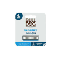 Vahetatavad raseerimispead Bulldog Sensitive, 4 tk цена и информация | Средства для бритья и косметика | hansapost.ee