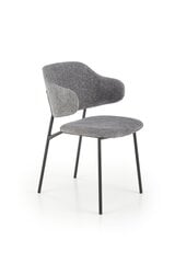 Комплект из 4-х стульев Halmar K497, серый/черный цена и информация | Стулья для кухни и столовой | hansapost.ee
