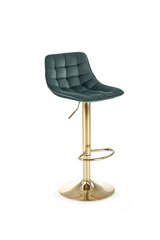 Барный стул Halmar H120, зеленый/золотой цена и информация | Стулья для кухни и столовой | hansapost.ee