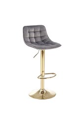 Барный стул Halmar H120, серый/золотой цена и информация | Стулья для кухни и столовой | hansapost.ee