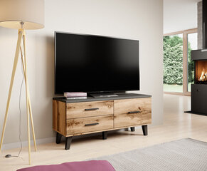 ТВ тумбочка Halmar Lotta 120, коричневая/черная цена и информация | Тумбы под телевизор | hansapost.ee
