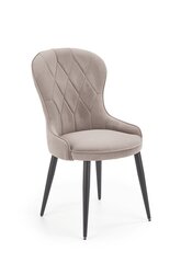 Набор из 2-х стульев Halmar K366, песочный/черный цена и информация | Стулья для кухни и столовой | hansapost.ee
