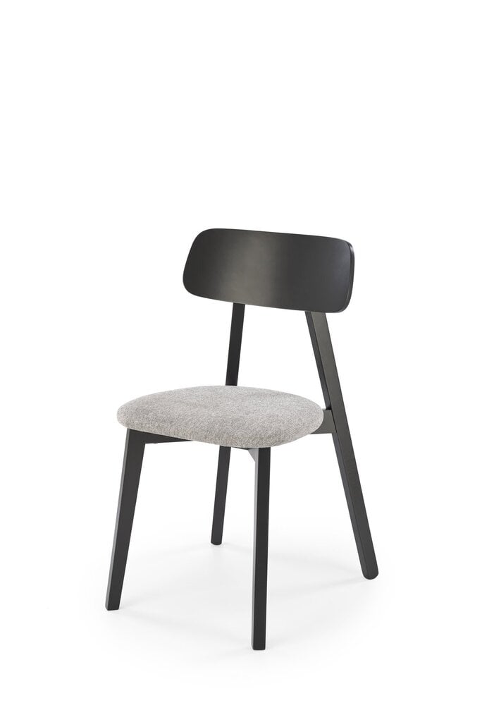2 tooli komplekt Halmar Hylo, hall/must hind ja info | Köögitoolid, söögitoolid | hansapost.ee
