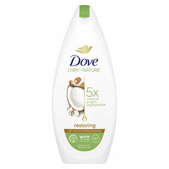 Dušigeel Dove Shower Gel Restoring Coconut Oil and Almond Milk, 225 ml hind ja info | Dušigeelid, õlid | hansapost.ee