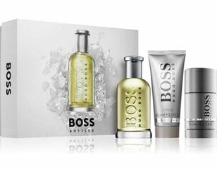 Сильный мужской аромат Hugo Boss Boss No. 6 Bottled - EDT 100 мл + shower gel 100 мл + solid deodorant 75 мл цена и информация | Мужские духи | hansapost.ee