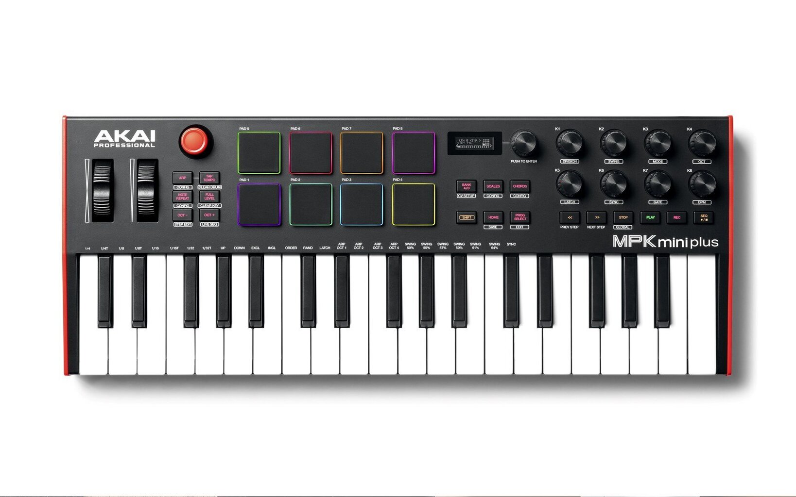 Klaviatuur Akai MPK Mini Plus цена и информация | Klahvpillid | hansapost.ee