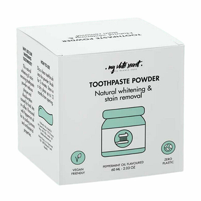 Hambapasta pulber My White Secret (Toothpaste Powder) 60 ml цена и информация | Hambaharjad, hampapastad ja suuloputusvedelikud | hansapost.ee