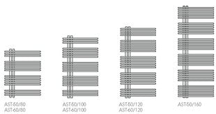 Полотенцесушитель Instal Projekt Astro AST-50/100 цена и информация | Полотенцесушители | hansapost.ee