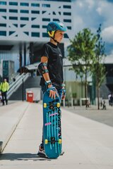 Skateboard NIJDAM GAME CHANGER N31BB01 Blue/Black цена и информация | Скейтборды | hansapost.ee