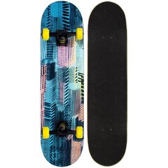 Skateboard NIJDAM NEON CHEVRON N31BC01 Blue/Black цена и информация | Скейтборды | hansapost.ee