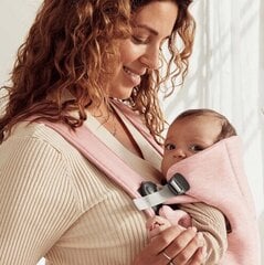 Переноска BabyBjörn Mini Woven, Dusty Pink цена и информация | Слинги, эргорюкзаки | hansapost.ee