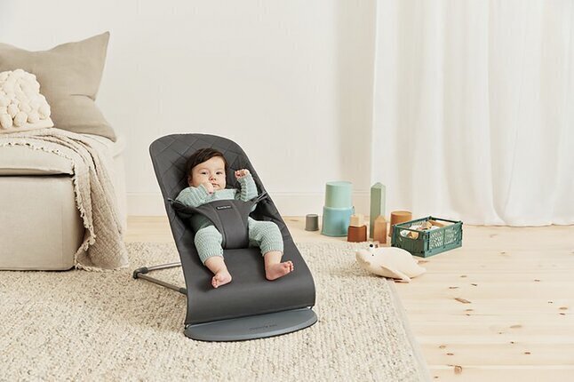 Lamamistool BabyBjörn Bliss, anthracite hind ja info | Beebi lamamistoolid | hansapost.ee