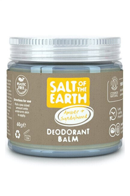 Kreemdeodorant Salt Of The Earth Amber & Sandalwood, 60 g hind ja info | Deodorandid | hansapost.ee