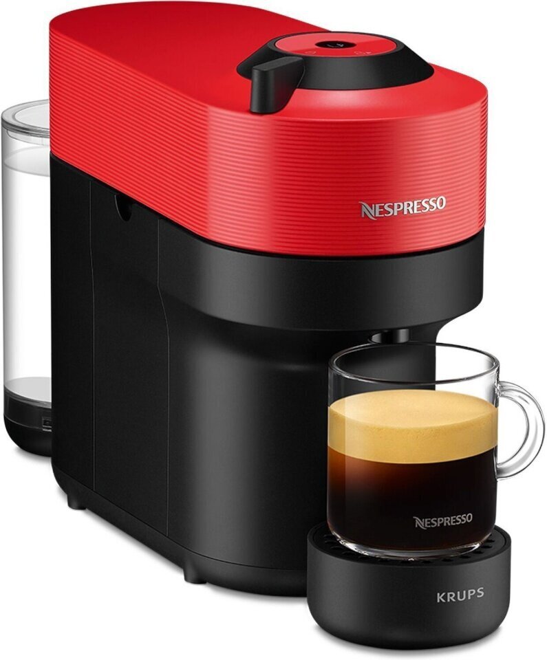 Krups kapselkohvimasin Nespresso Vertuo Pop XN9205 Spicy Red, punane цена и информация | Kohvimasinad ja espressomasinad | hansapost.ee