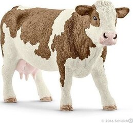 Фигурка коровы Симментальской породы Schleich Farm Life цена и информация | Игрушки для мальчиков | hansapost.ee