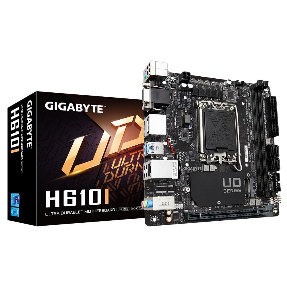 Gigabyte H610I цена и информация | Emaplaadid | hansapost.ee