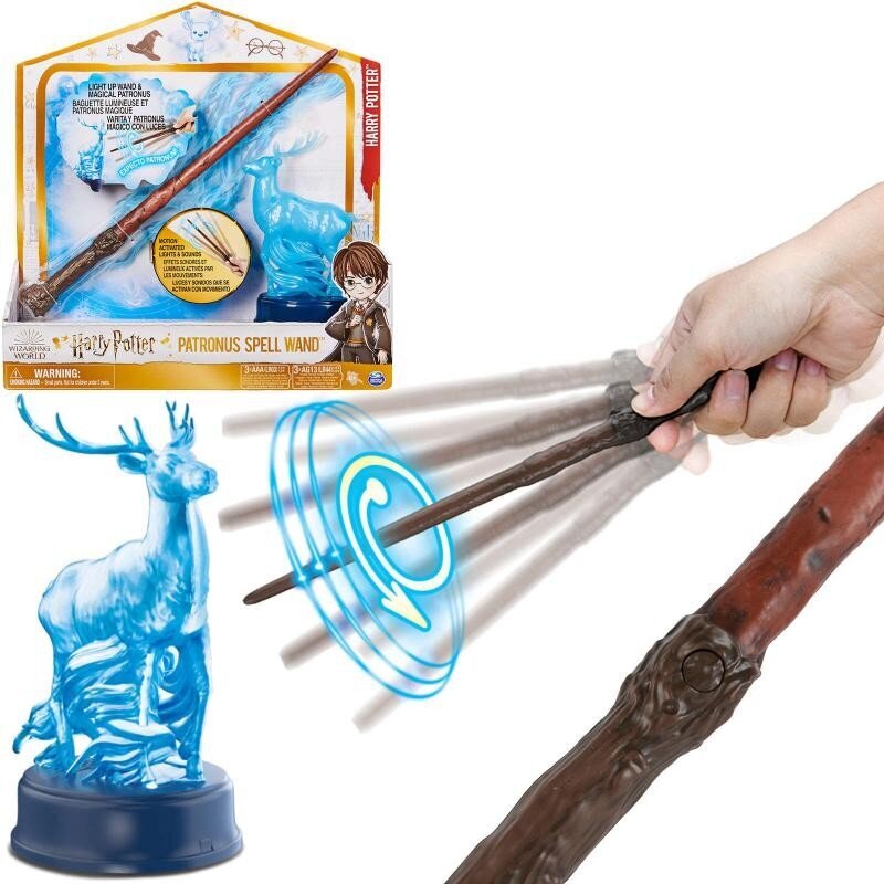 Lamp Harry Potter Patronus Spell Wand цена и информация | Fännitooted mänguritele | hansapost.ee