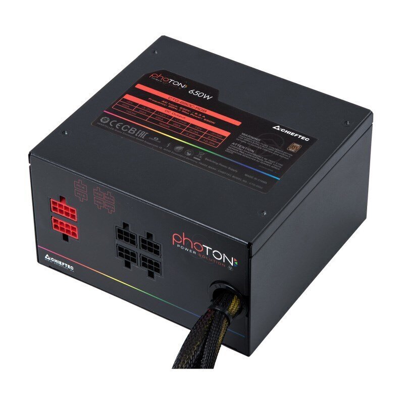 Chieftec Photon RGB (CTG-650C-RGB) hind ja info | Toiteplokid | hansapost.ee