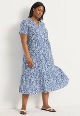 Cellbes naiste kleit ASTA, sinine-kirju цена и информация | Платье | hansapost.ee