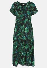 Cellbes naiste kleit ALLY, roheline-lilleline цена и информация | Платье | hansapost.ee