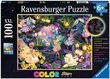 Pusle Ravensburger Color Star Line - Fairy Garden, 100 tk hind ja info | Pusled lastele ja täiskasvanutele | hansapost.ee
