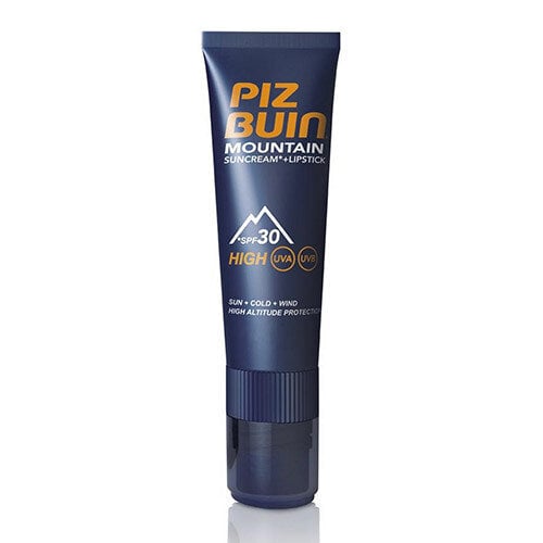 Huulepalsam Piz Buin Mountain 2in1 Suncream Stick SPF 30, 20 ml hind ja info | Huulekosmeetika | hansapost.ee