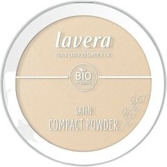 Kompaktpuuder Lavera Satin Compact Powder Medium 02, 9,5 g цена и информация | Пудры, базы под макияж | hansapost.ee