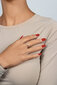 Brilio Silver hõbedane sõrmus tsirkoonidega RI113W hind ja info | Sõrmused | hansapost.ee