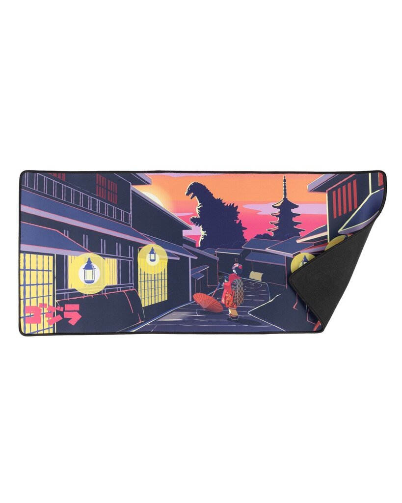 Godzilla Mousepad "Japanese Godzilla Skyline" 800 x 350mm цена и информация | Fännitooted mänguritele | hansapost.ee