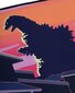 Godzilla Mousepad "Japanese Godzilla Skyline" 800 x 350mm цена и информация | Fännitooted mänguritele | hansapost.ee