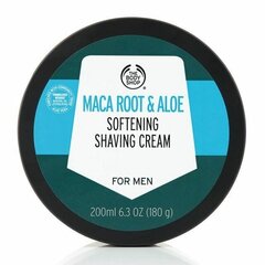 Pehmendav habemeajamiskreem Maca Root & Aloe Shaving Cream, 200 ml цена и информация | Средства для бритья | hansapost.ee