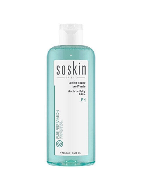 Puhastav toonik rasusele ja kombineeritud nahale SoSkin Gentle Purifying Lotion, 250 ml цена и информация | Näopuhastusvahendid | hansapost.ee