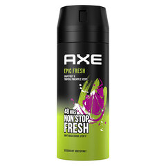 Pihustav deodorant Axe Epic Fresh, 150 ml hind ja info | Deodorandid | hansapost.ee