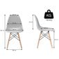 Milano tool Springos DC0004 helehall hind ja info | Köögitoolid, söögitoolid | hansapost.ee