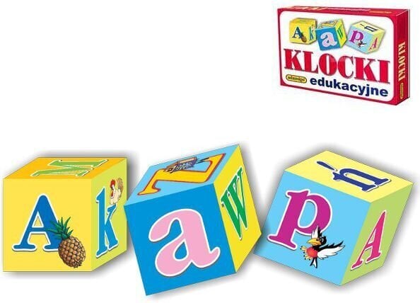 Harivate klotside komplekt Alphabet Adamigo hind ja info | Arendavad laste mänguasjad | hansapost.ee
