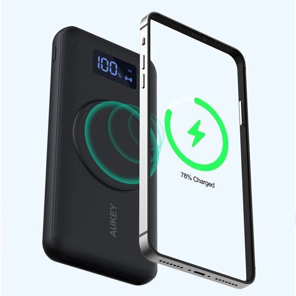 Aukey PB-WL02i, 10 000 mAh цена и информация | Akupangad | hansapost.ee