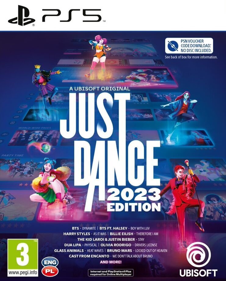 Just Dance 2023 (Code in a Box) PS5 hind ja info | Konsooli- ja arvutimängud | hansapost.ee