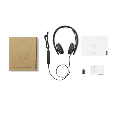 Lenovo ANC Headset Gen 2 (4XD1M45627) hind ja info | Kõrvaklapid | hansapost.ee