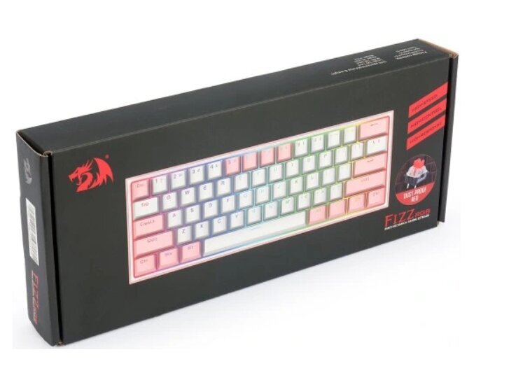 Redragon K617-RGB Pink цена и информация | Klaviatuurid | hansapost.ee