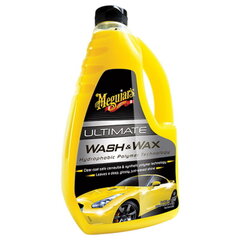 Autošampoon ja vaha ühes Meguiar's Ultimate Wash & Wax 2in1 Car Shampoo & Waxed Finish, 1420 ml hind ja info | Autokeemia | hansapost.ee