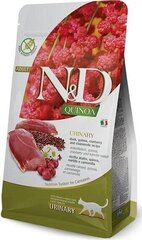 Kuivtoit kassidele Farmina N&D Quinoa Urinary Duck, 5 kg hind ja info | Kassi kuivtoit ja kassikrõbinad | hansapost.ee