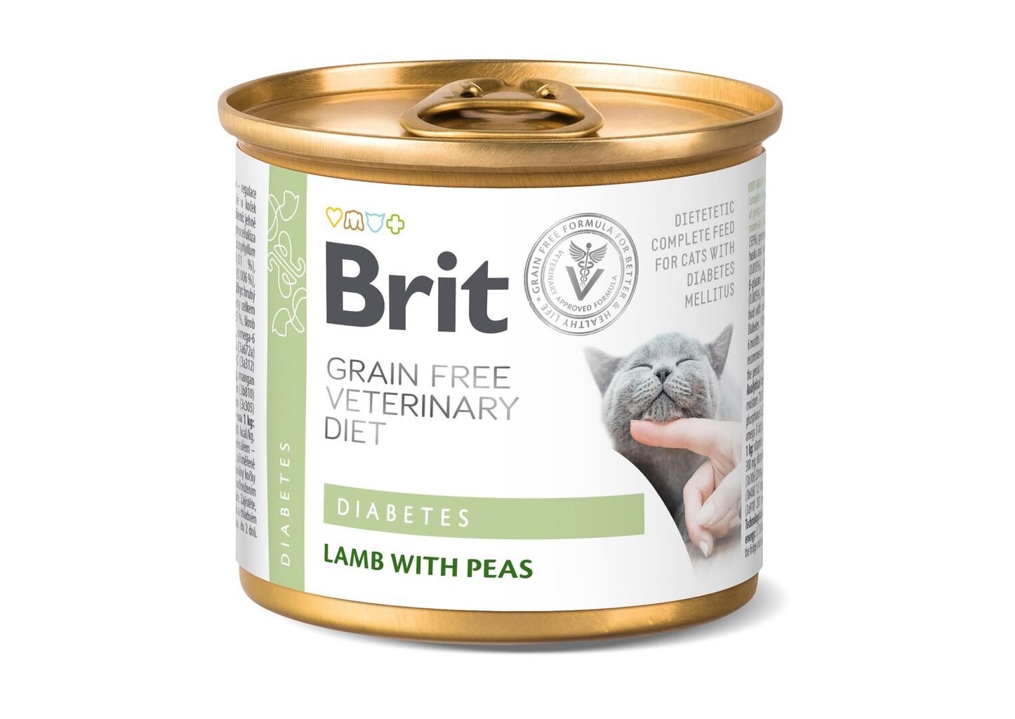 Brit Veterinary Diet Diabetes konserv kassidele, 200g hind ja info | Kassikonservid | hansapost.ee