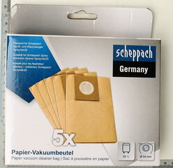 Бумажный мешок для пылесоса Scheppach цена и информация | Промышленные пылесосы | hansapost.ee