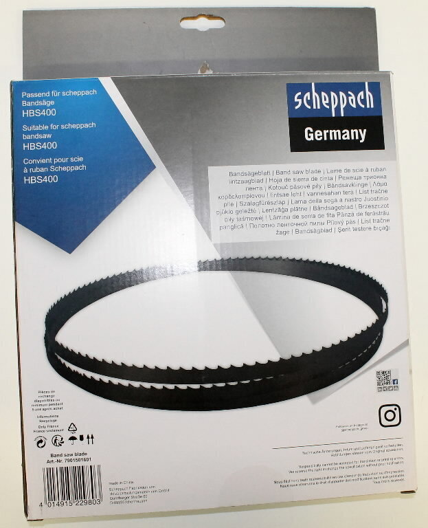 Saeleht 2240 x 13 x 0,5mm Scheppach цена и информация | Elektrilised saed, ketassaed ja tarvikud | hansapost.ee