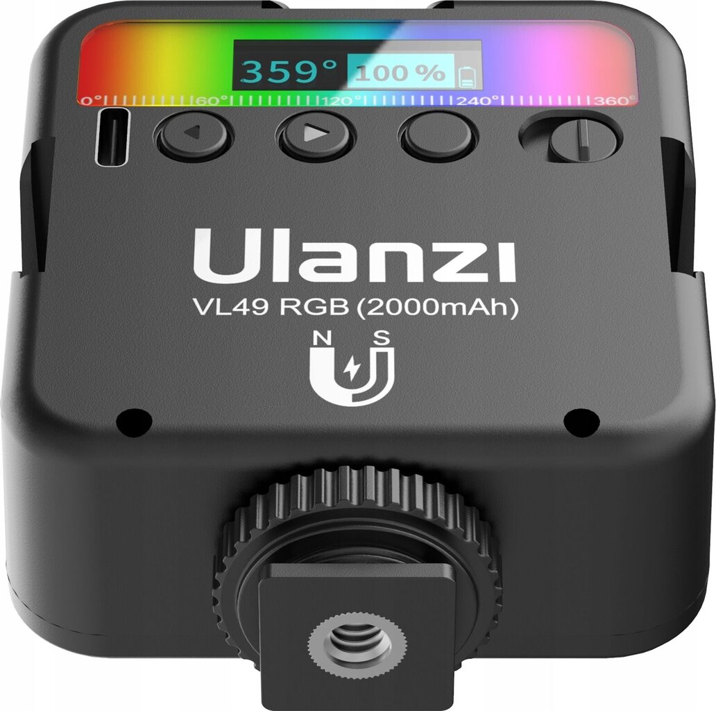 Fotolamp telefonikaamerale video RGB Ulanzi VL49 RGB hind ja info | Fotoaparaatide lisatarvikud | hansapost.ee